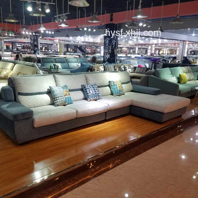 2018年香河昊宇现代布艺沙发新款图片