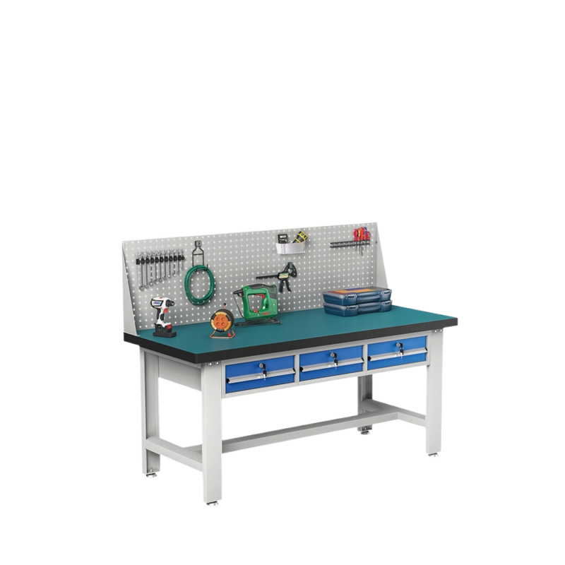 GZT-17 重型工作台-单挂板-平三抽