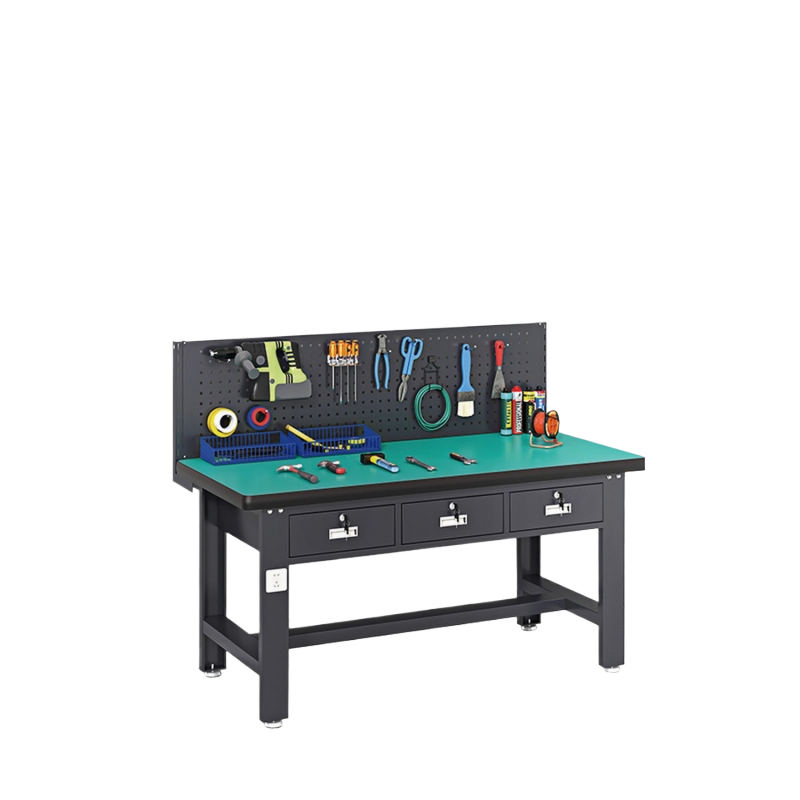 GZT-40 重型工作台-单挂板-平三抽