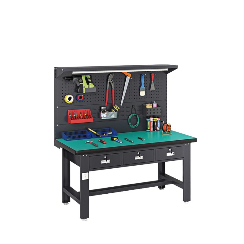 GZT-47 重型工作台-双挂板-平三抽