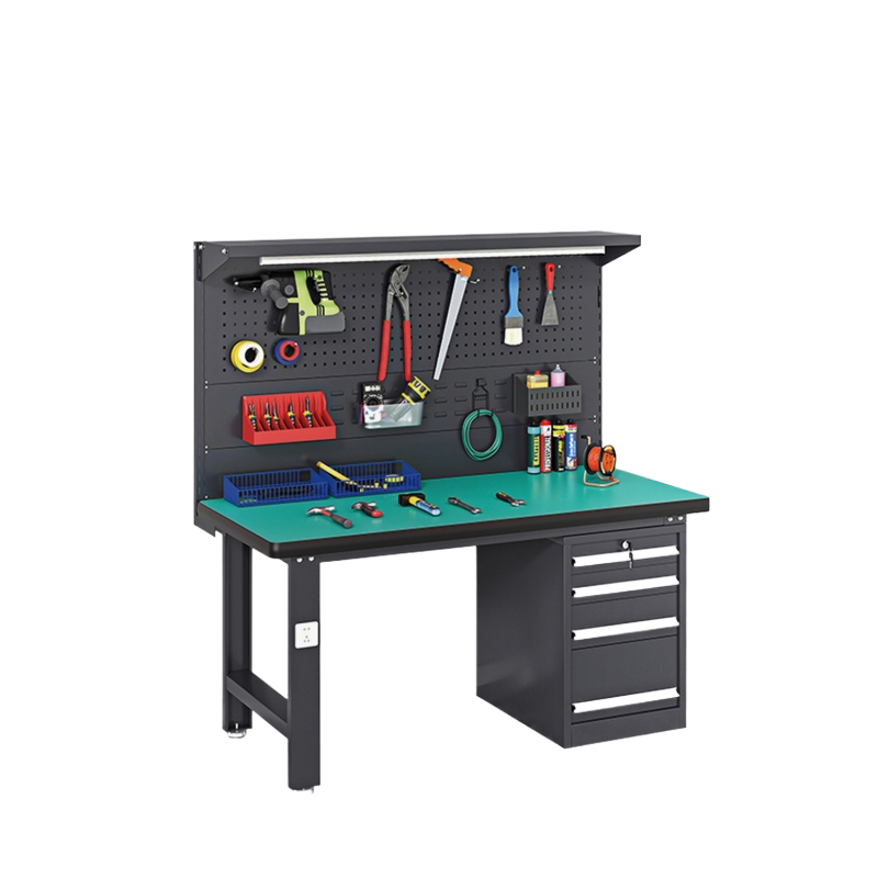 GZT-48 重型工作台-双挂板-边四抽