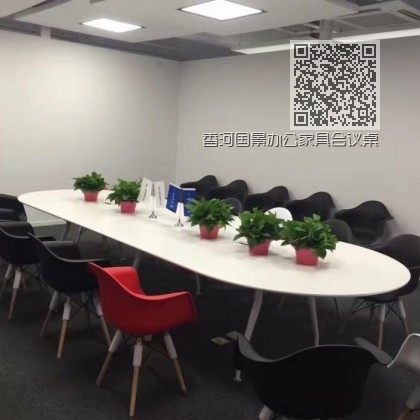 香河国景办公家具会议桌系列胶板会议桌条形会议桌