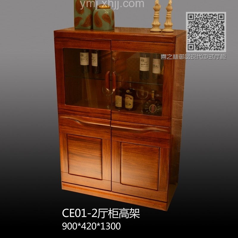 喜之林御品现代中式厅柜高架CE01-2 喜之林御品现代中式厅柜高架CE01-2