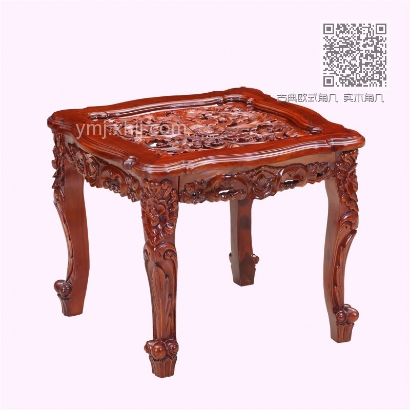 古典欧式角几 实木角几 纯实木进口柚木角几 欧洲皇室角几_4C0A1935