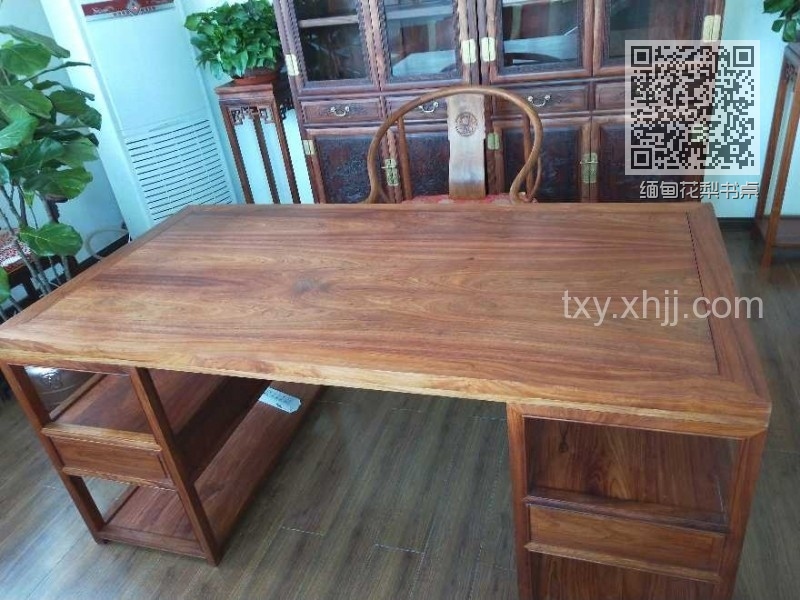缅甸花梨书桌