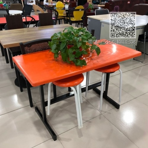 面馆小吃店桌椅组合02