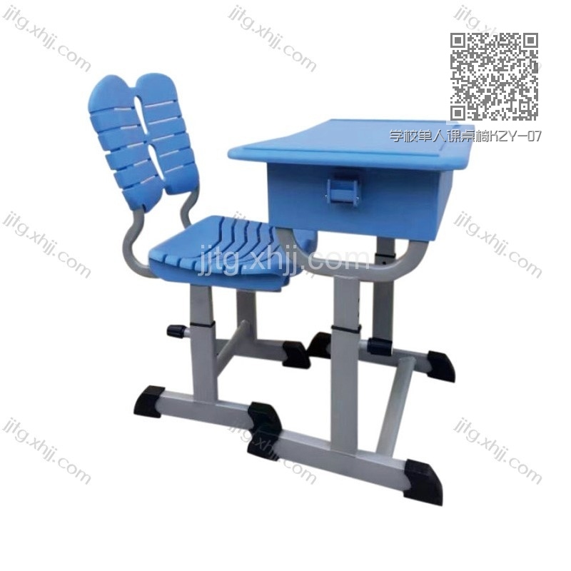 学校单人课桌椅KZY-07 学校单人课桌椅KZY-07