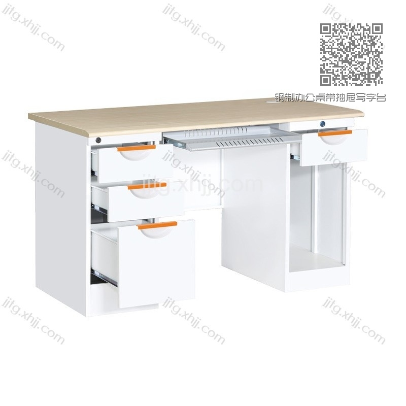 钢制办公桌带抽屉写字台GZBGZ-10 钢制办公桌带抽屉写字台GZBGZ-10