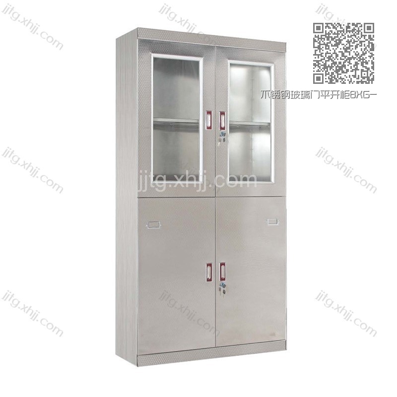 不锈钢玻璃门平开柜BXG-02 不锈钢玻璃门平开柜BXG-02