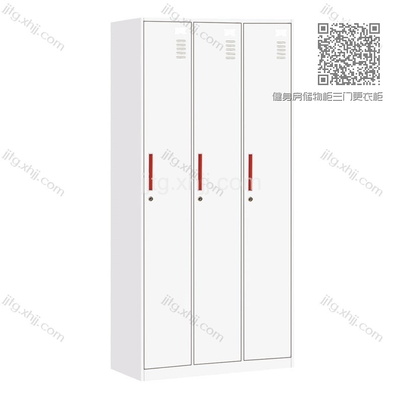 健身房储物柜三门更衣柜BBG-15 健身房储物柜三门更衣柜BBG-15