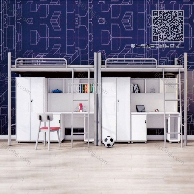 学生宿舍多功能省空间上床下桌公寓床GYC-05 学生宿舍多功能省空间上床下桌公寓床GYC-05