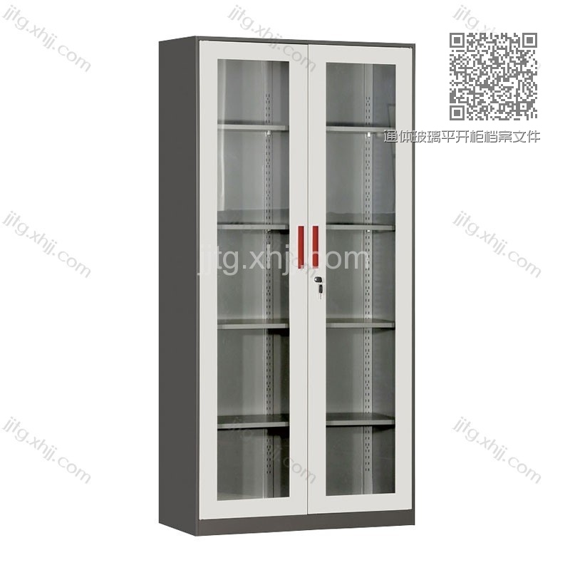 通体玻璃平开柜档案文件柜TSG-B01 通体玻璃平开柜档案文件柜TSG-B01