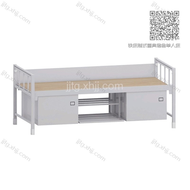 铁床制式营具宿舍单人床YJ-02 铁床制式营具宿舍单人床YJ-02