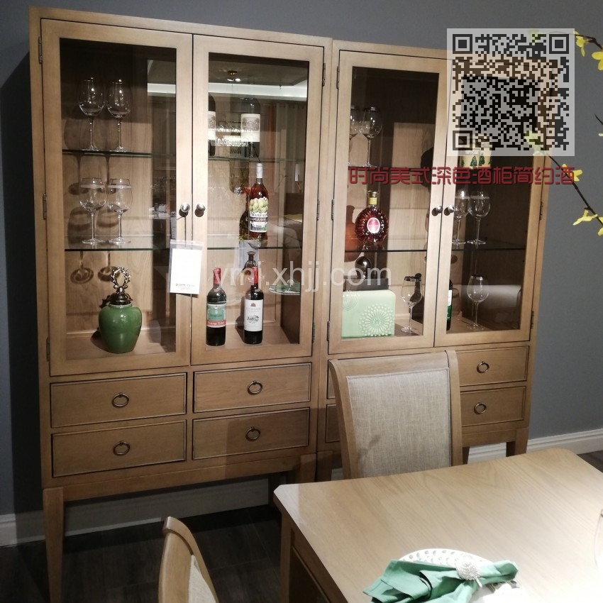 时尚美式深色酒柜简约酒柜—酒柜716380