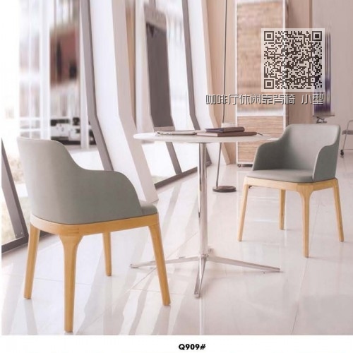 咖啡厅休闲靠背椅 小型茶几套装 Q909# 咖啡厅休闲靠背椅 小型茶几套装 Q909#