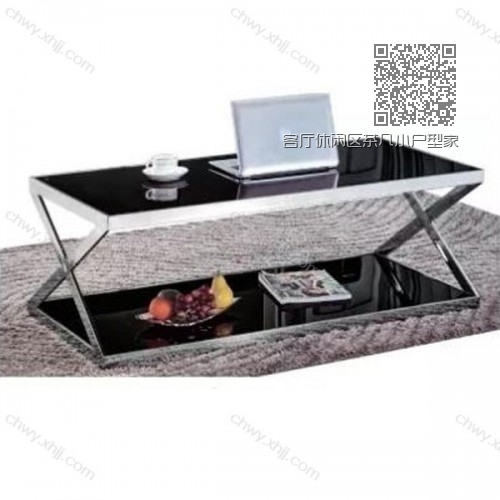 客厅休闲区茶几小户型家用茶几不锈钢X字腿生产批发 C-001# 客厅休闲区茶几小户型家用茶几不锈钢X字腿生产批发 C-001#