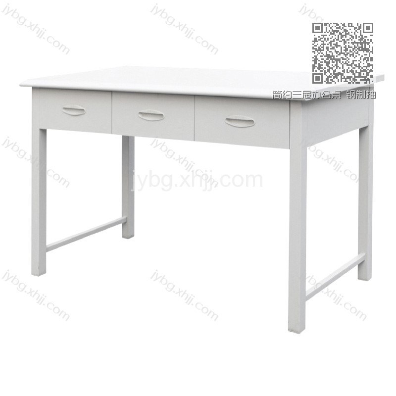 简约三屉办公桌 钢制抽屉式电脑桌价格JY-STZ-27 简约三屉办公桌 钢制抽屉式电脑桌价格JY-STZ-27