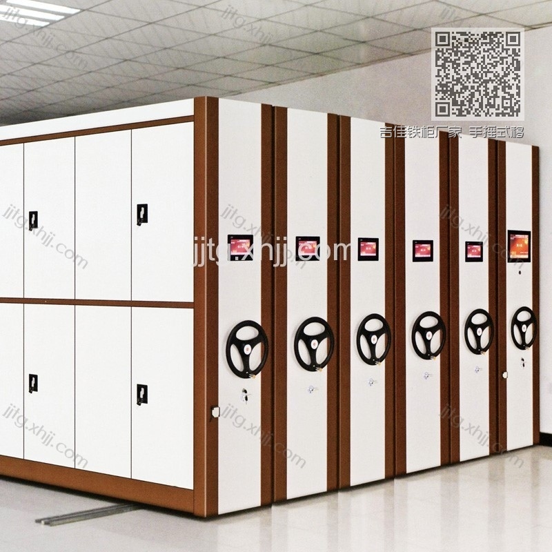 吉佳铁柜厂家 手摇式移动密集柜 MJG-14 吉佳铁柜厂家 手摇式移动密集柜 MJG-14