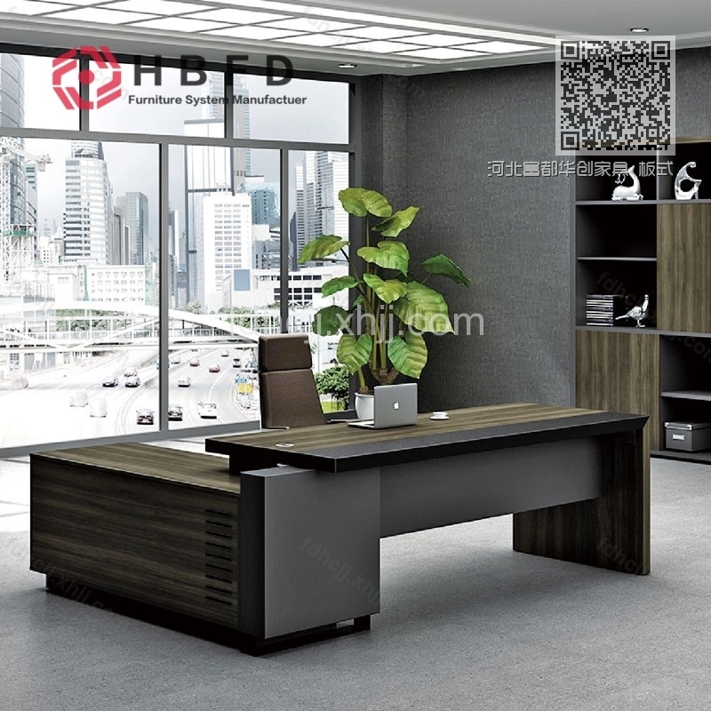 河北富都华创家具 板式老板台经理台厂家 FD-JLT-02