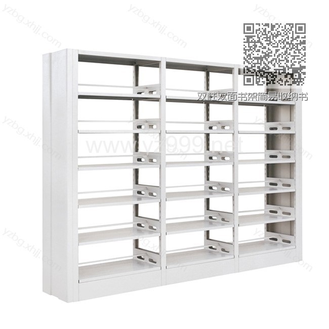 双柱双面书架简易收纳书架 YZ-SJ-02 双柱双面书架简易收纳书架 YZ-SJ-02