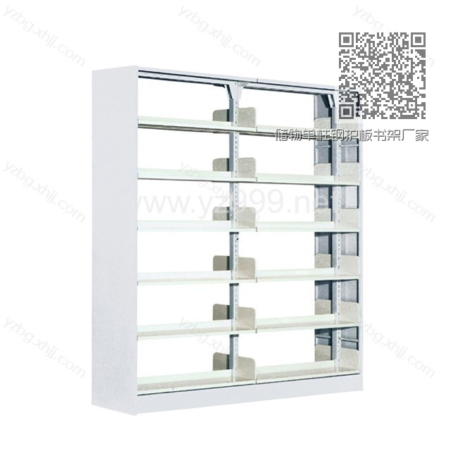 储物单柱钢护板书架厂家直销 YZ-SJ-03 储物单柱钢护板书架厂家直销 YZ-SJ-03