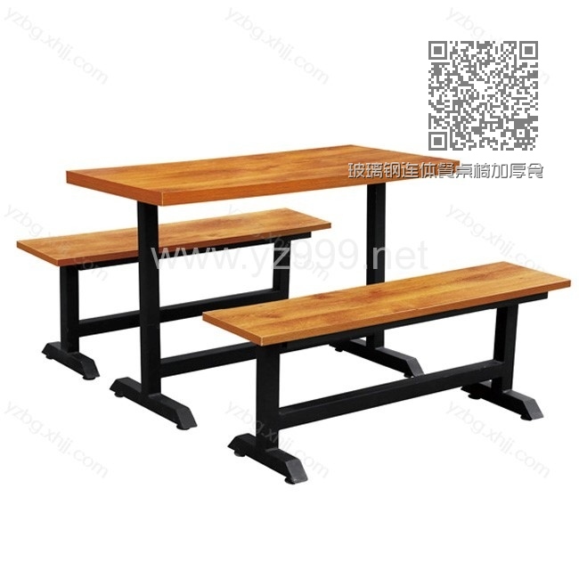 玻璃钢连体餐桌椅加厚食堂快餐直销 YZ-CZY-16 玻璃钢连体餐桌椅加厚食堂快餐直销 YZ-CZY-16