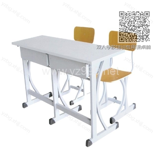 双人学校培训专用课桌椅 YZ-KZY-17 双人学校培训专用课桌椅 YZ-KZY-17