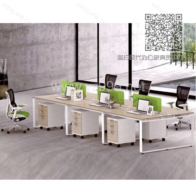 简约现代办公家具员工办公桌椅组合 YZ-PF-18 简约现代办公家具员工办公桌椅组合 YZ-PF-18