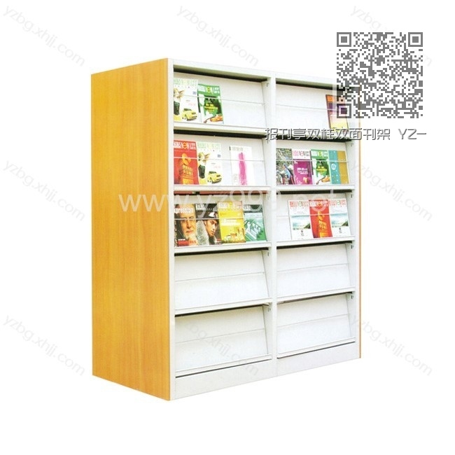 报刊亭双柱双面刊架 YZ-QKJ-26 报刊亭双柱双面刊架 YZ-QKJ-26