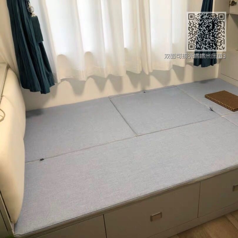 双面可拆洗榻榻米床垫3