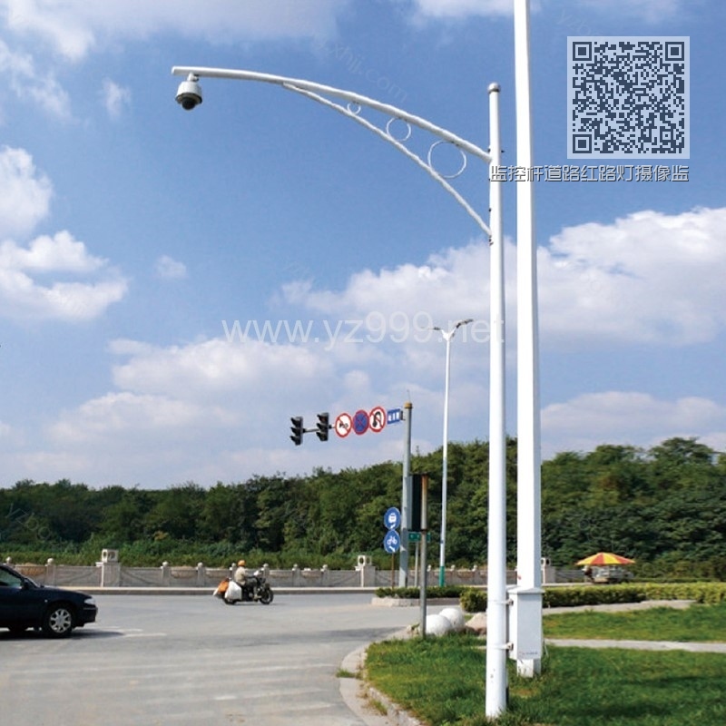 监控杆道路红路灯摄像监控杆工厂直营 JKG-03