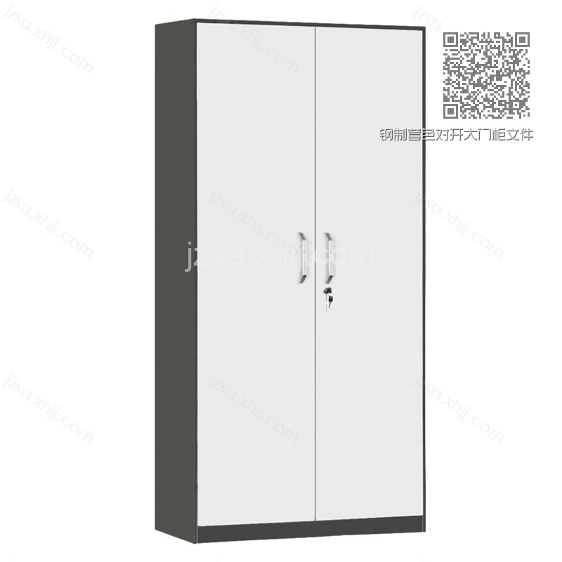钢制套色对开大门柜文件柜TS-17 钢制套色对开大门柜文件柜TS-17
