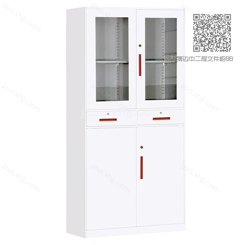 钢制薄边中二屉文件柜BBG-04 钢制薄边中二屉文件柜BBG-04