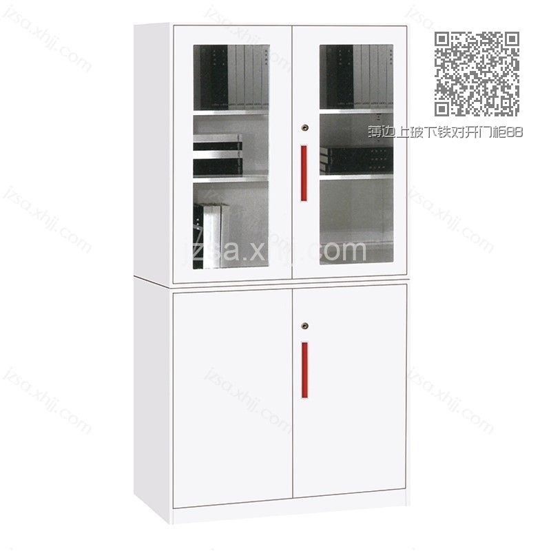 薄边上玻下铁对开门柜BBG-03 薄边上玻下铁对开门柜BBG-03