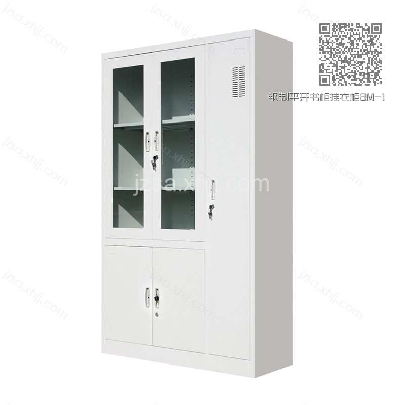 钢制平开书柜挂衣柜BM-16 钢制平开书柜挂衣柜BM-16