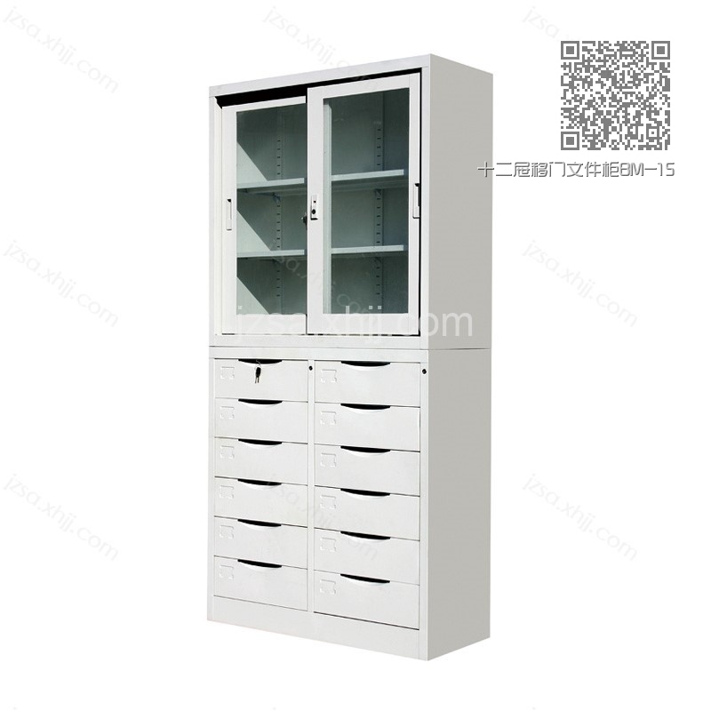 十二屉移门文件柜BM-15 十二屉移门文件柜BM-15
