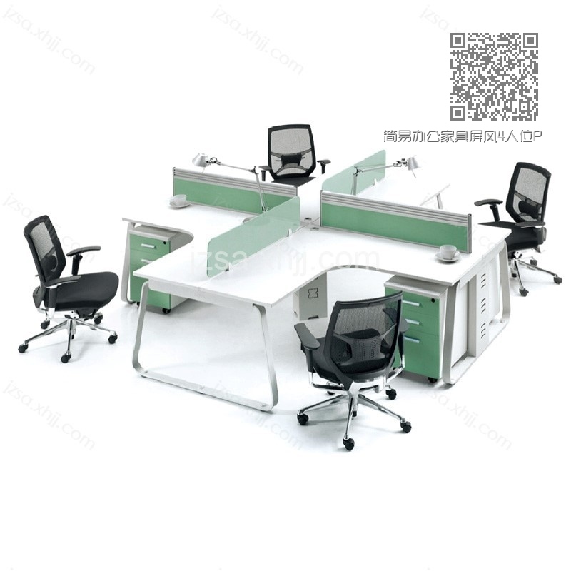 简易办公家具屏风4人位PF-26 简易办公家具屏风4人位PF-26