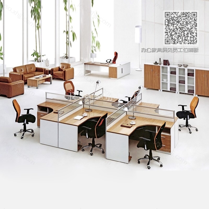 办公家具屏风员工位隔断办公桌PF-05