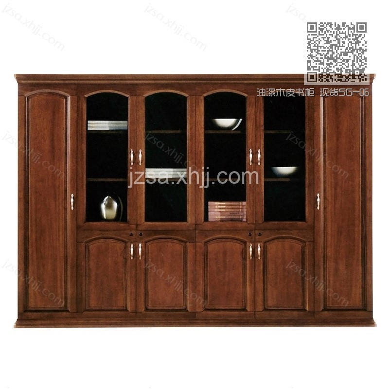 油漆木皮书柜 现货SG-06 油漆木皮书柜 现货SG-06
