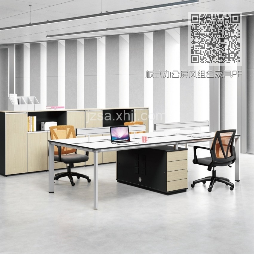 板式办公屏风组合家具PF-46