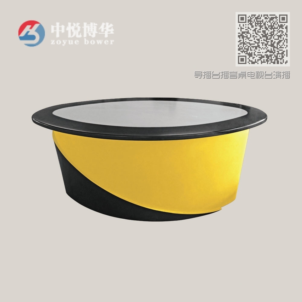 导播台播音桌电视台演播桌08 导播台播音桌电视台演播桌08