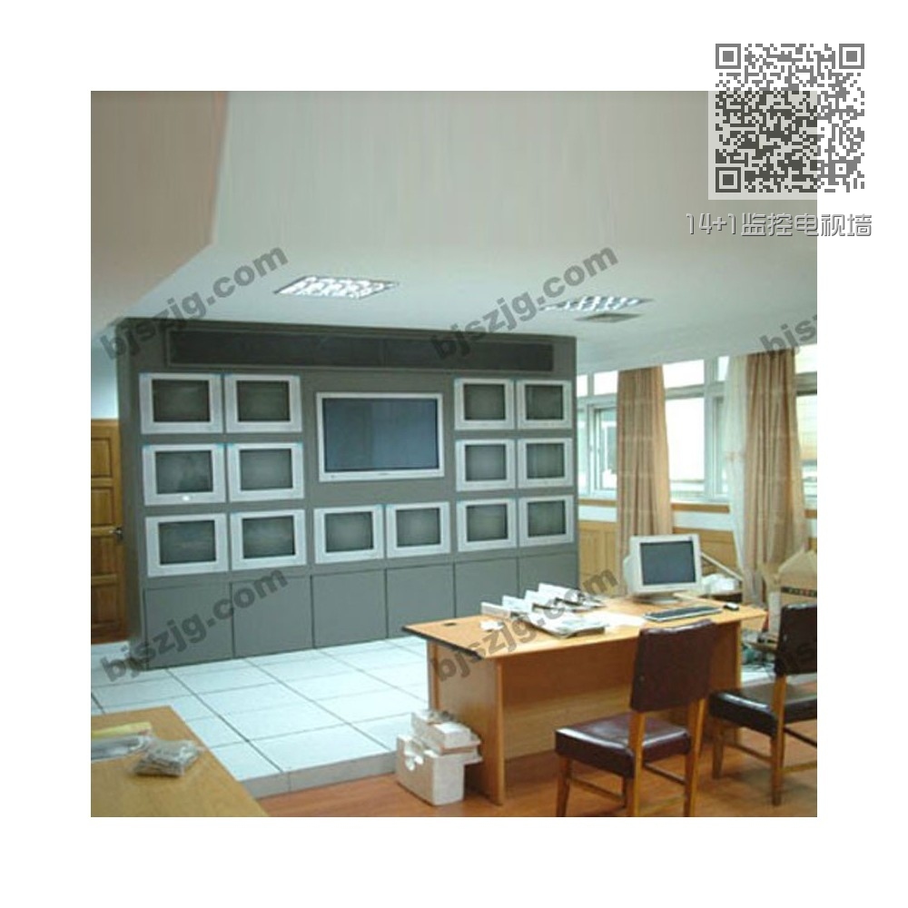 14+1监控电视墙 14+1监控电视墙