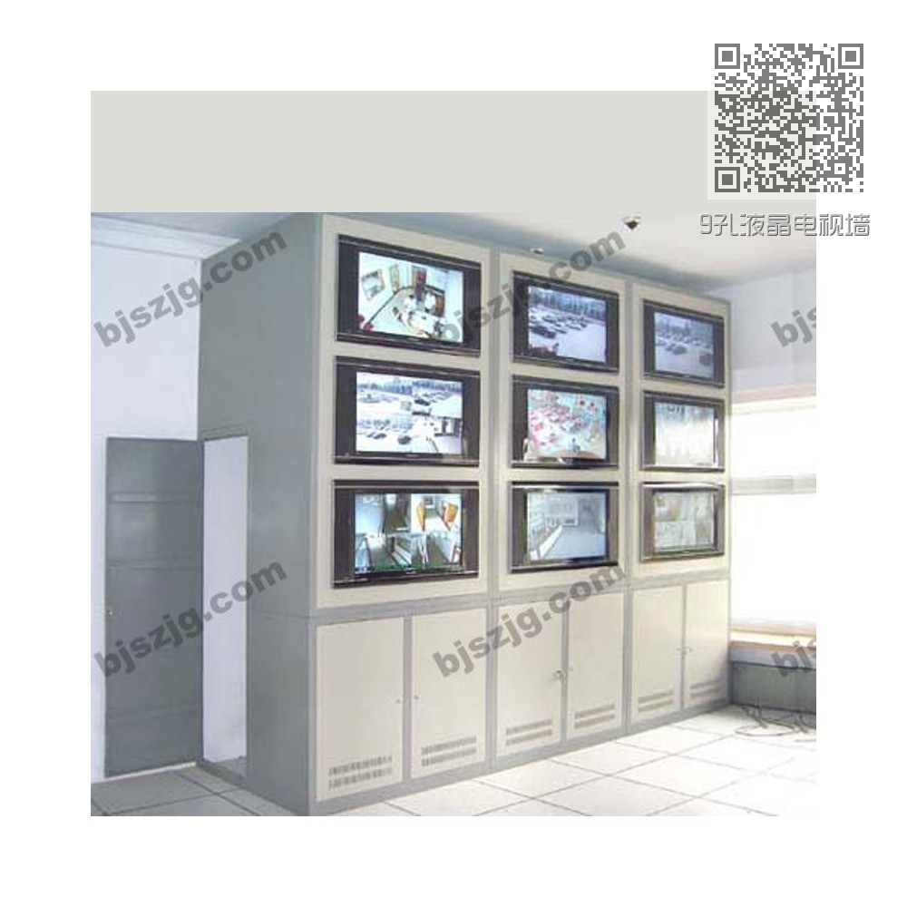 9孔液晶电视墙 9孔液晶电视墙