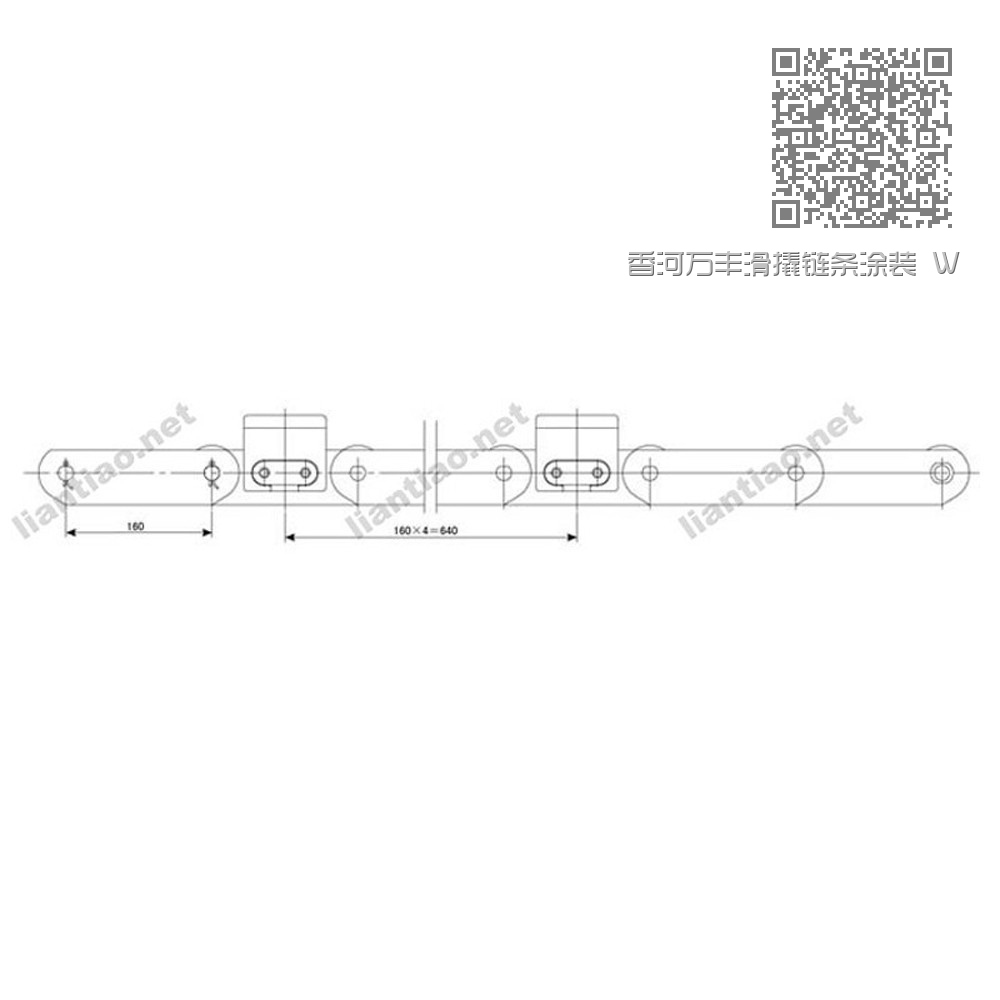 香河万丰滑撬链条涂装 WF-LT-09