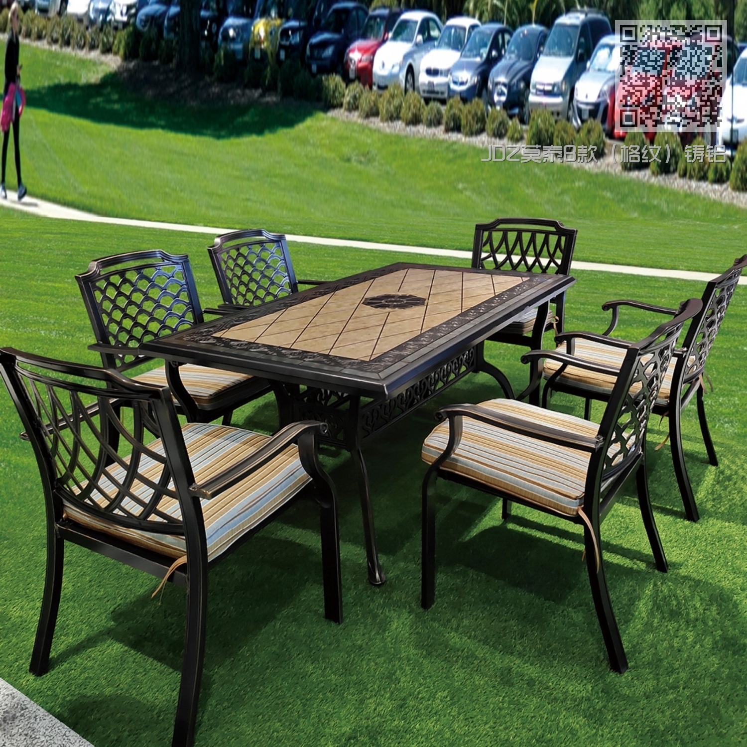 JDZ莫泰B款(格纹)铸铝椅 JDZ莫泰C款(鱼鳞)铸铝椅 JDZ2004 铸铝桌 JDZ莫泰B款(格纹)铸铝椅 JDZ莫泰C款(鱼鳞)铸铝椅 JDZ2004 铸铝桌