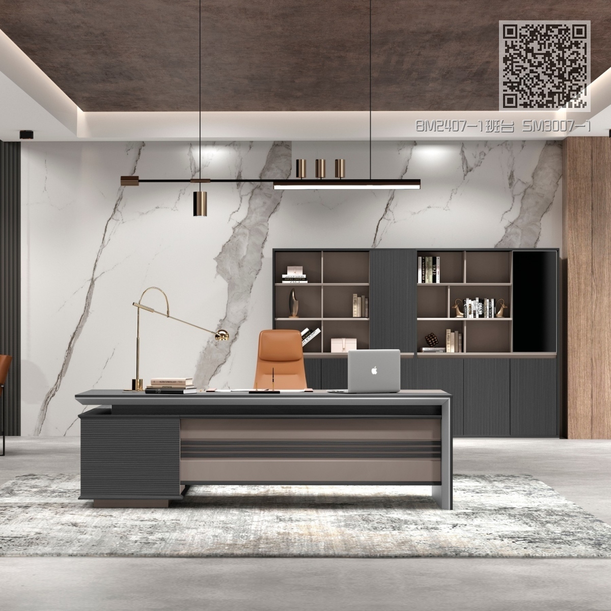 BM2407-1班台 SM3007-1文件柜 BM2407-1班台 SM3007-1文件柜