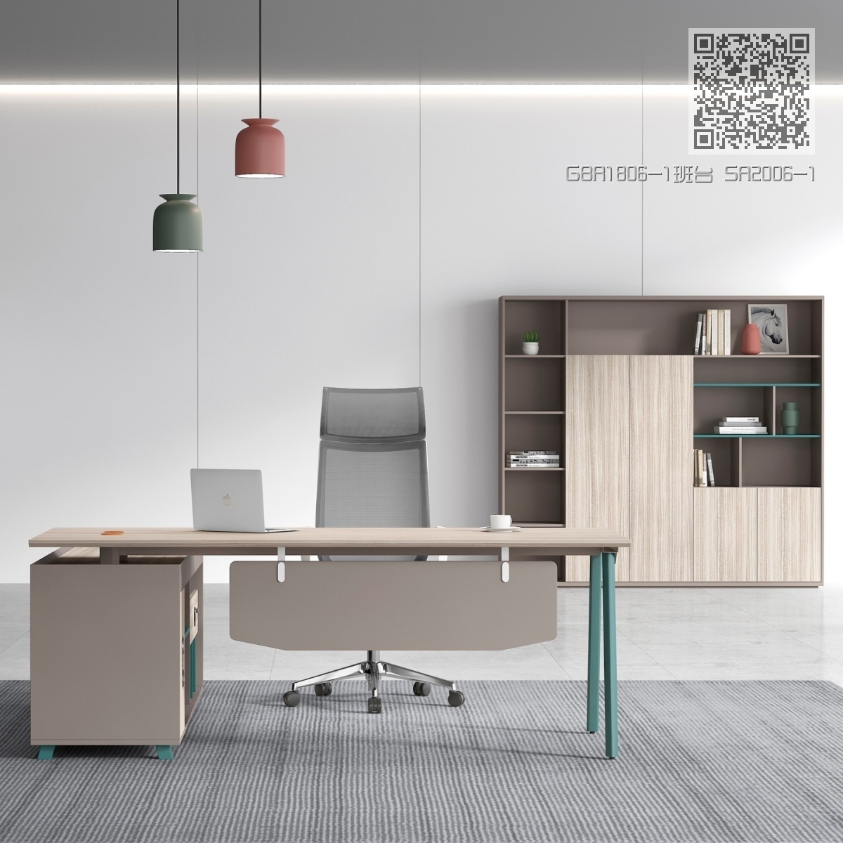 GBR1806-1班台 SR2006-1文件柜 GBR1806-1班台 SR2006-1文件柜