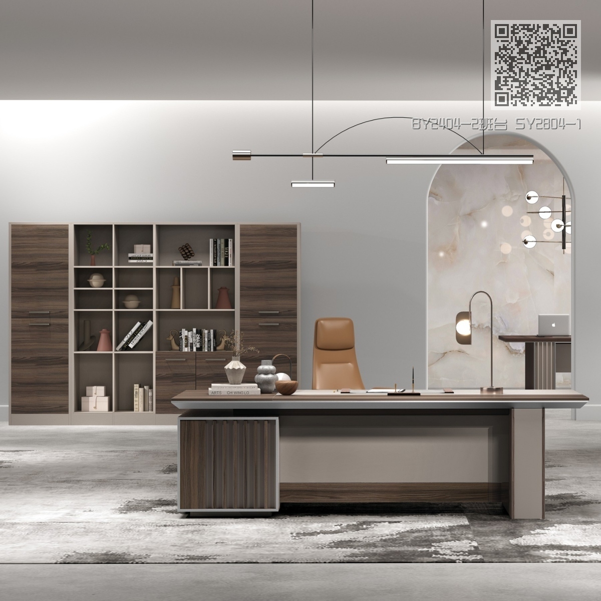 BY2404-2班台 SY2804-1文件柜 BY2404-2班台 SY2804-1文件柜