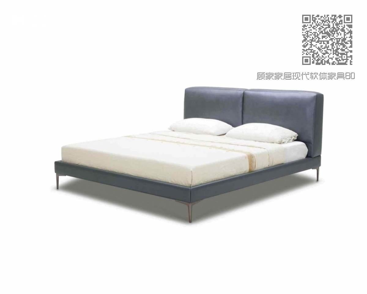 顾家家居现代软体家具B003床