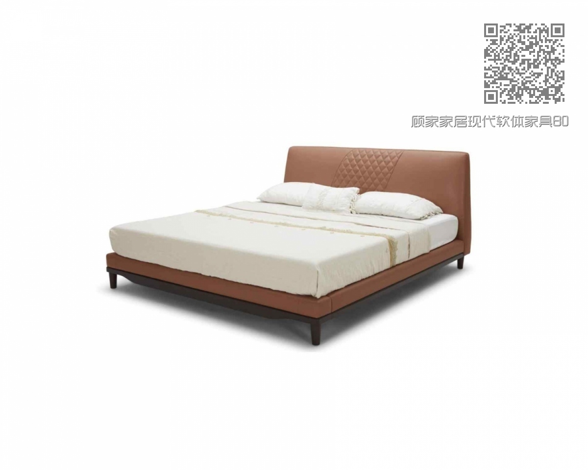 顾家家居现代软体家具B007床